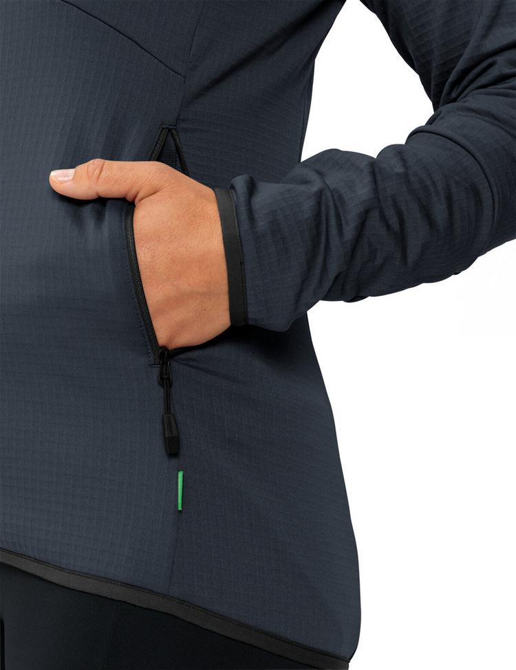 VAUDE VAUDE Women's Monviso Fleece FZ Jacket II Outdoorjacke Damen - black/black - 0 | SportScheck