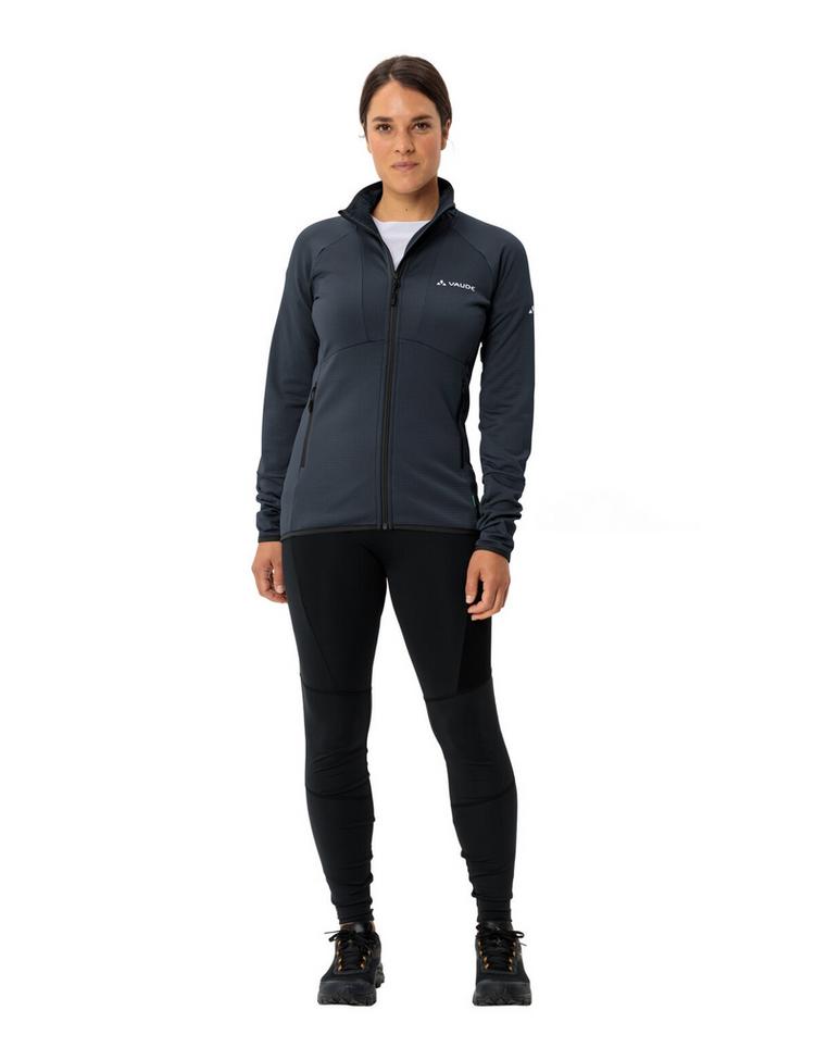 VAUDE VAUDE Women's Monviso Fleece FZ Jacket II Outdoorjacke Damen - black/black - 2 | SportScheck
