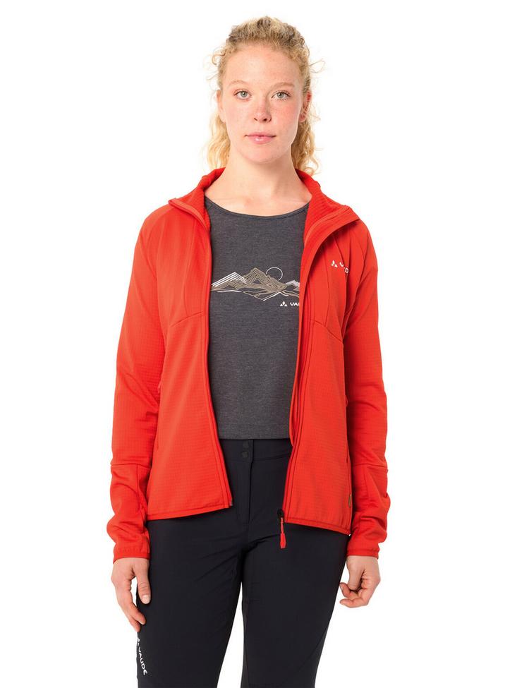 VAUDE VAUDE Women's Monviso Fleece FZ Jacket II Outdoorjacke Damen - lava - 2 | SportScheck