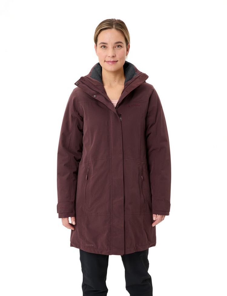 VAUDE VAUDE Women's Skomer Wool Parka II Outdoorjacke Damen - dark oak - 0 | SportScheck