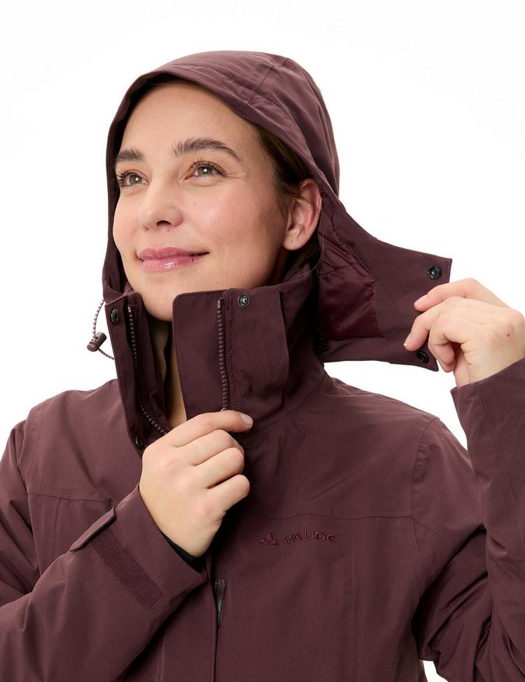 VAUDE VAUDE Women's Skomer Wool Parka II Outdoorjacke Damen - dark oak - 0 | SportScheck