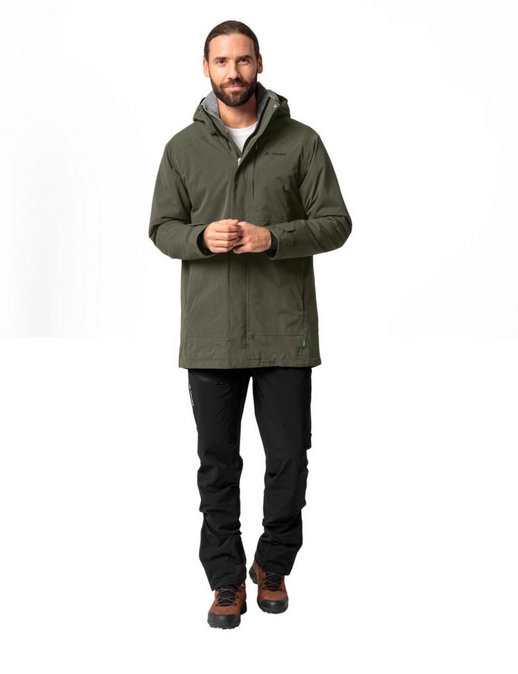 VAUDE VAUDE Men's Idris Wool Parka II Outdoorjacke Herren - khaki - 2 | SportScheck