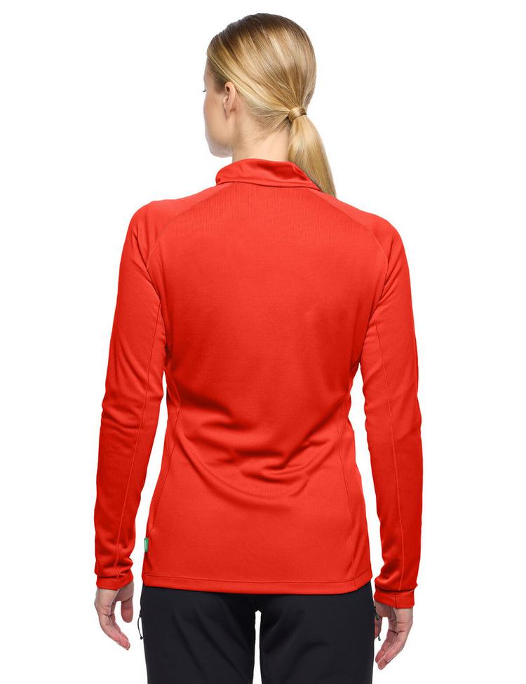 VAUDE VAUDE Women's Larice Light Shirt II Sweatshirt Damen - glowing red - 1 | SportScheck