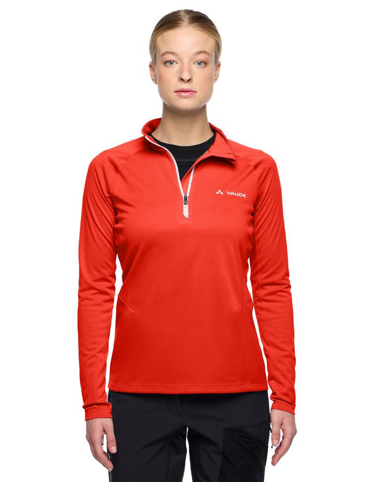 VAUDE VAUDE Women's Larice Light Shirt II Sweatshirt Damen - glowing red - 2 | SportScheck