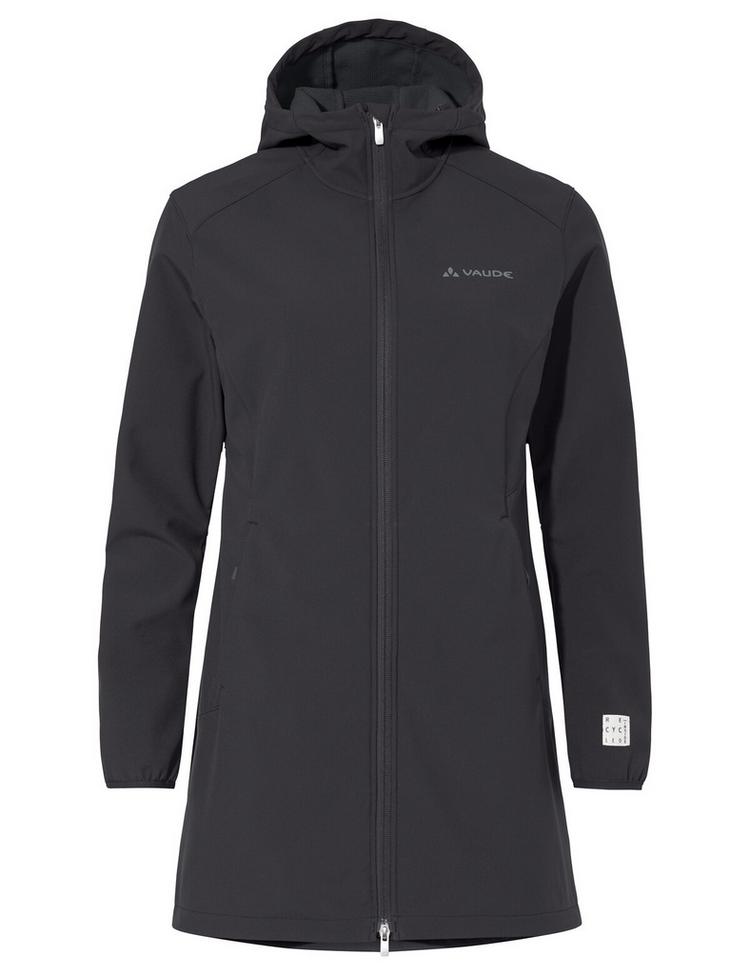 VAUDE VAUDE Women's Moena Softshell Parka Outdoorjacke Damen - phantom black - 0 | SportScheck