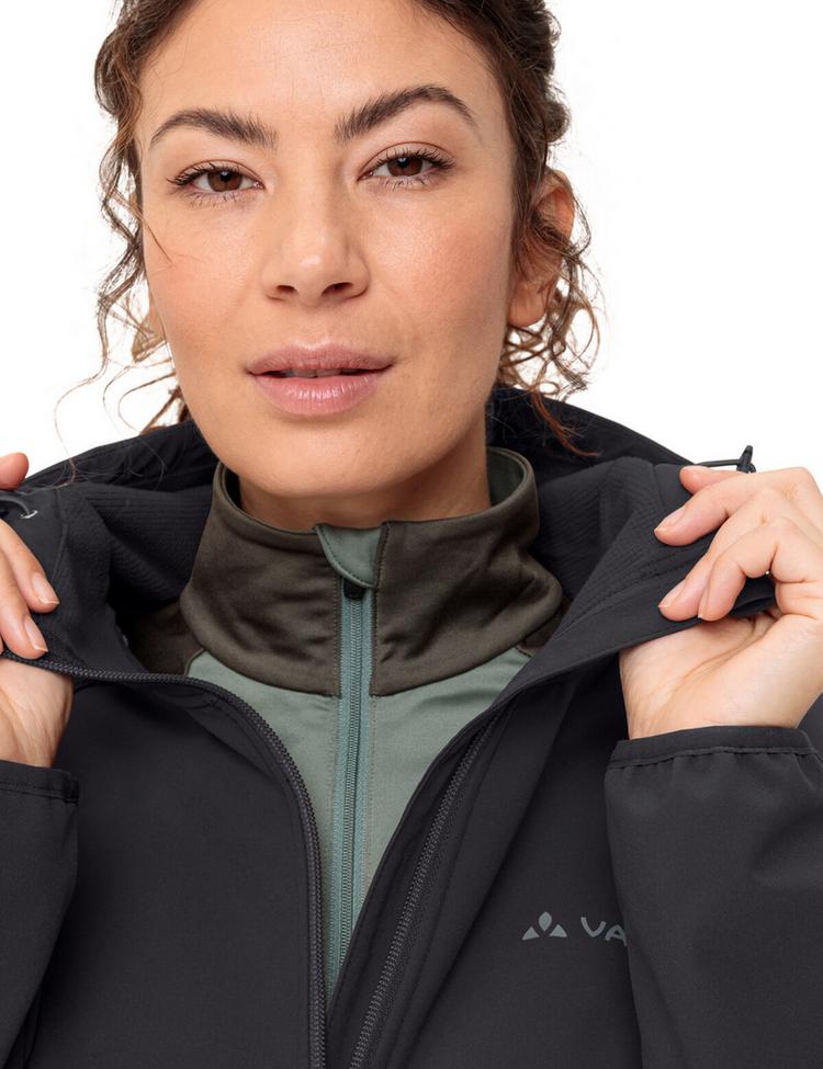 VAUDE VAUDE Women's Moena Softshell Parka Outdoorjacke Damen - phantom black - 1 | SportScheck
