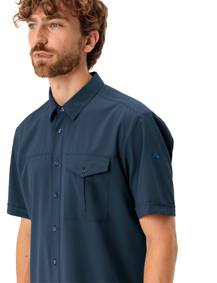 VAUDE VAUDE Men's Rosemoor Shirt II Funktionsbluse Herren - dark sea uni - 4 | SportScheck
