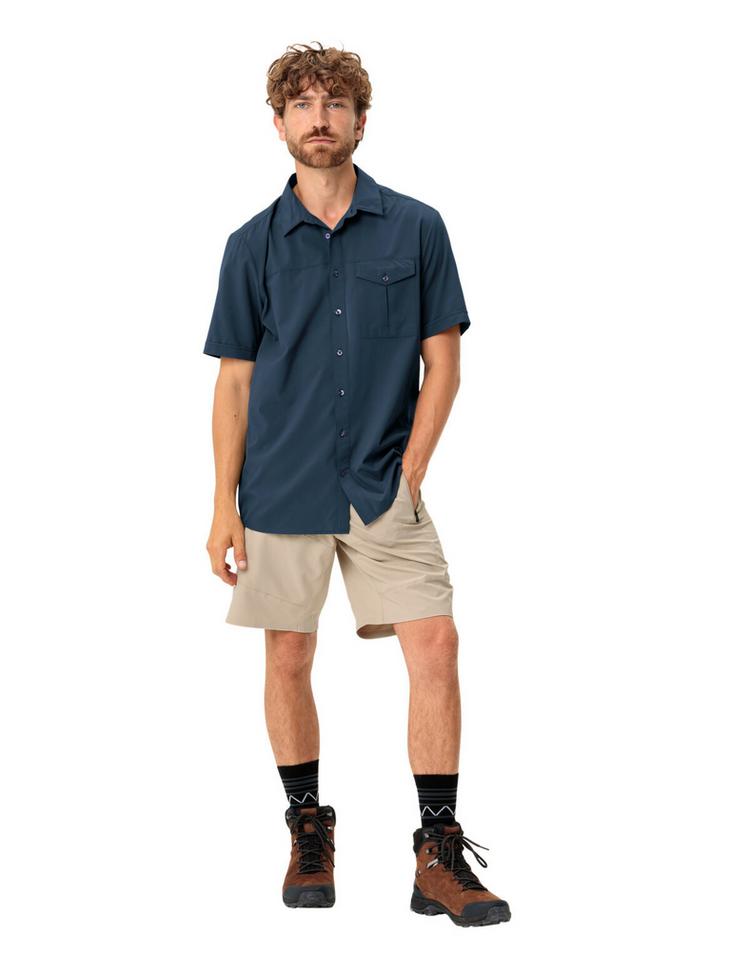 VAUDE VAUDE Men's Rosemoor Shirt II Funktionsbluse Herren - dark sea uni - 6 | SportScheck