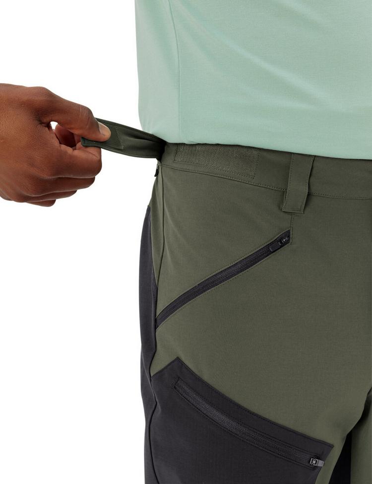 VAUDE VAUDE Men's Elope Pants Funktionshose Herren - khaki - 0 | SportScheck