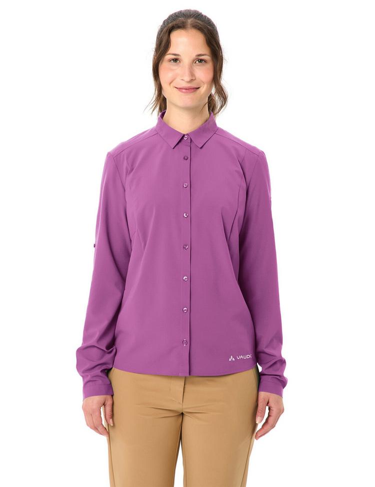 VAUDE VAUDE Women's Rosemoor LS Shirt IV Funktionsbluse Damen - magenta - 0 | SportScheck