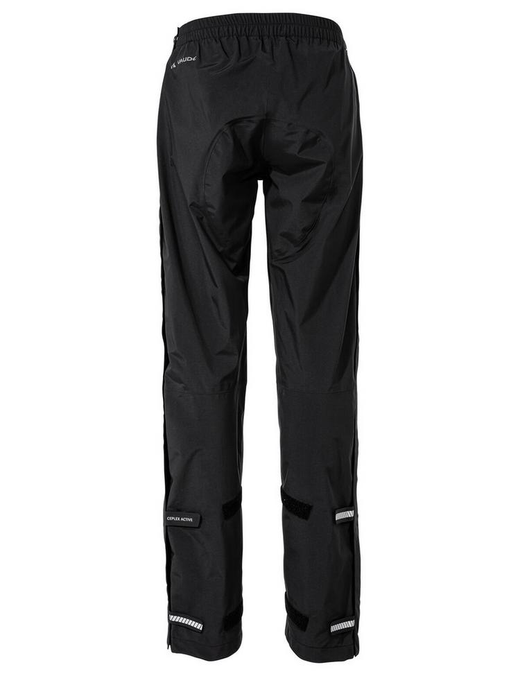 VAUDE VAUDE Women's Yaras Rain Zip Pants IV Funktionshose Damen - black - 0 | SportScheck