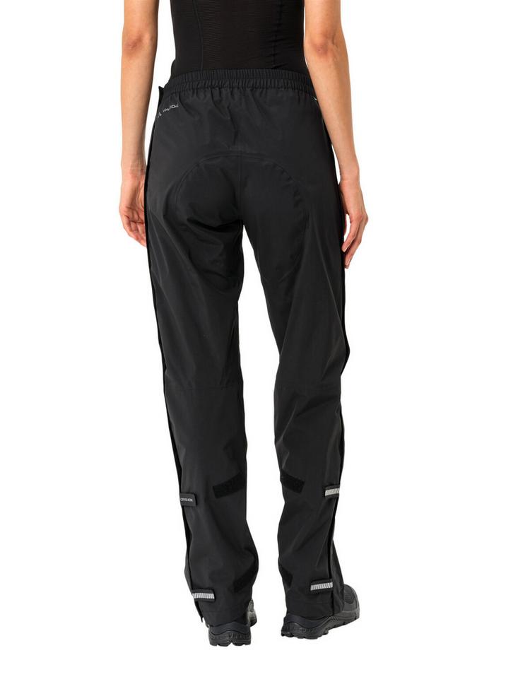 VAUDE VAUDE Women's Yaras Rain Zip Pants IV Funktionshose Damen - black - 1 | SportScheck