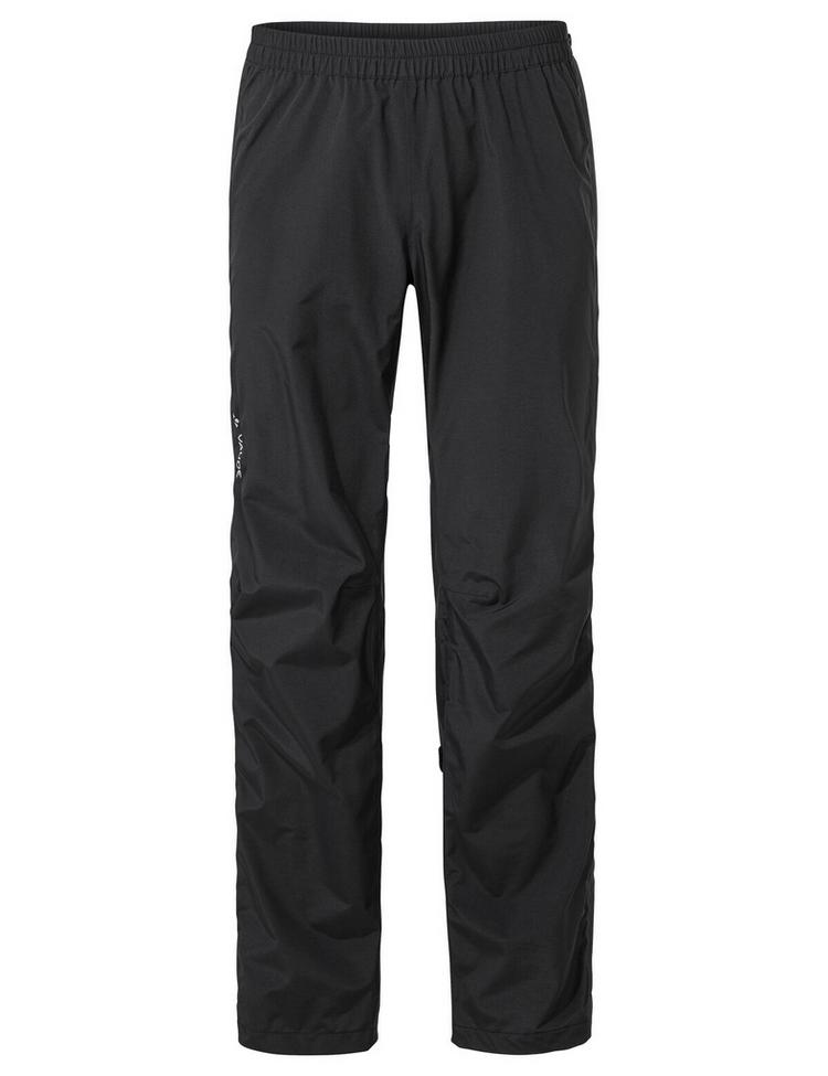 VAUDE VAUDE Men's Yaras Rain Zip Pants IV Funktionshose Herren - black - 0 | SportScheck