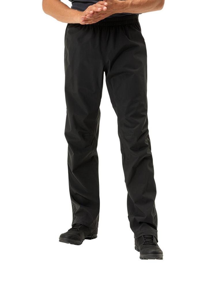 VAUDE VAUDE Men's Yaras Rain Zip Pants IV Funktionshose Herren - black - 0 | SportScheck