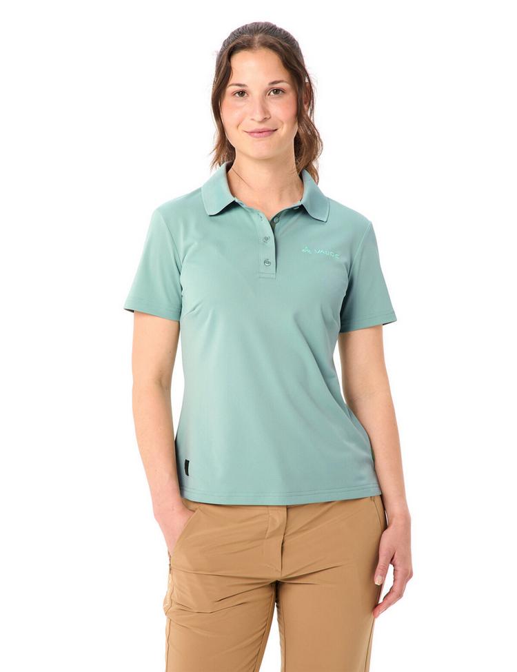 VAUDE VAUDE Women's Essential Polo Shirt T-Shirt Damen - dusty fern - 0 | SportScheck