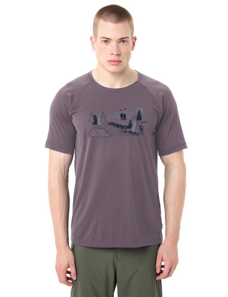 VAUDE VAUDE Men's Gleann T-Shirt II T-Shirt Herren - purple ash - 0 | SportScheck