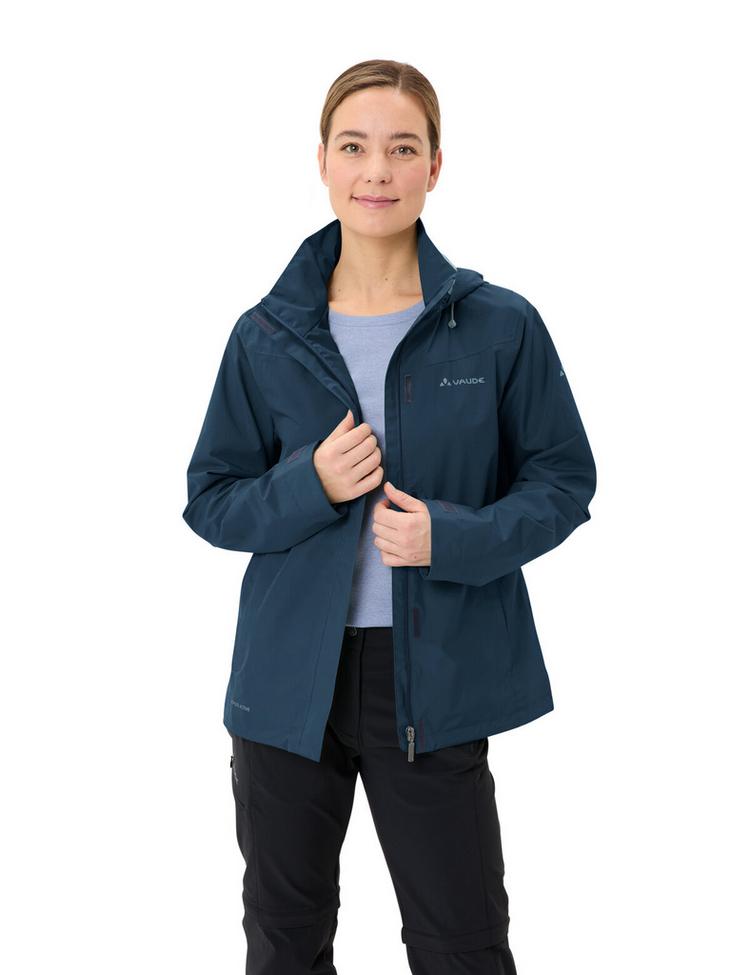 VAUDE VAUDE SE Women's Silda 2L Jacket Outdoorjacke Damen - dark sea - 2 | SportScheck