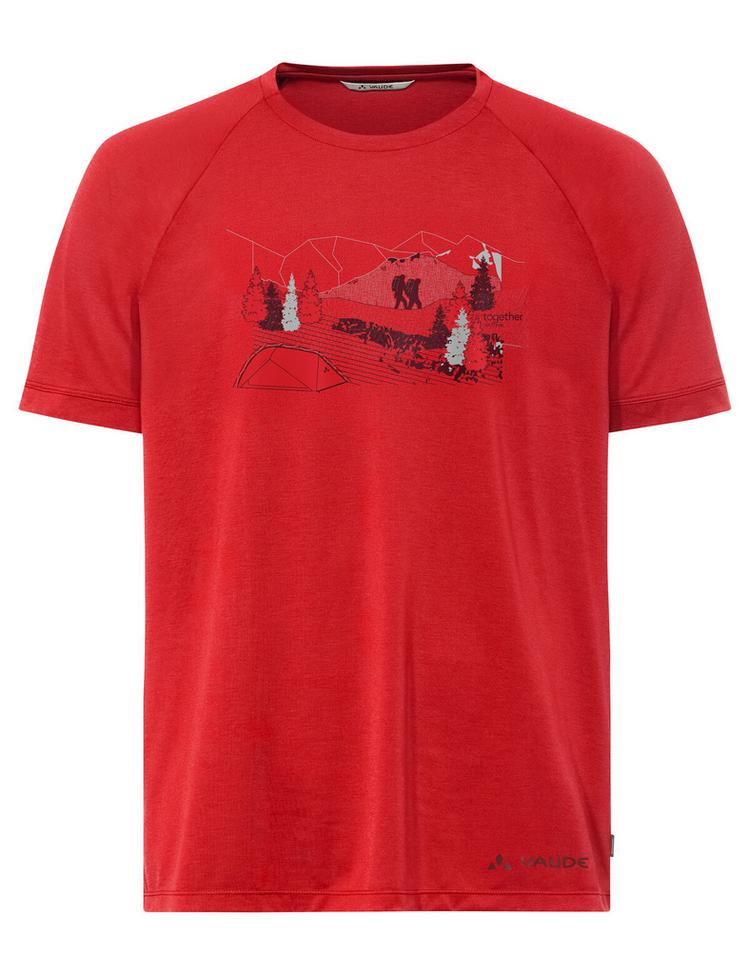VAUDE VAUDE Men's Gleann T-Shirt II T-Shirt Herren - mars red - 0 | SportScheck