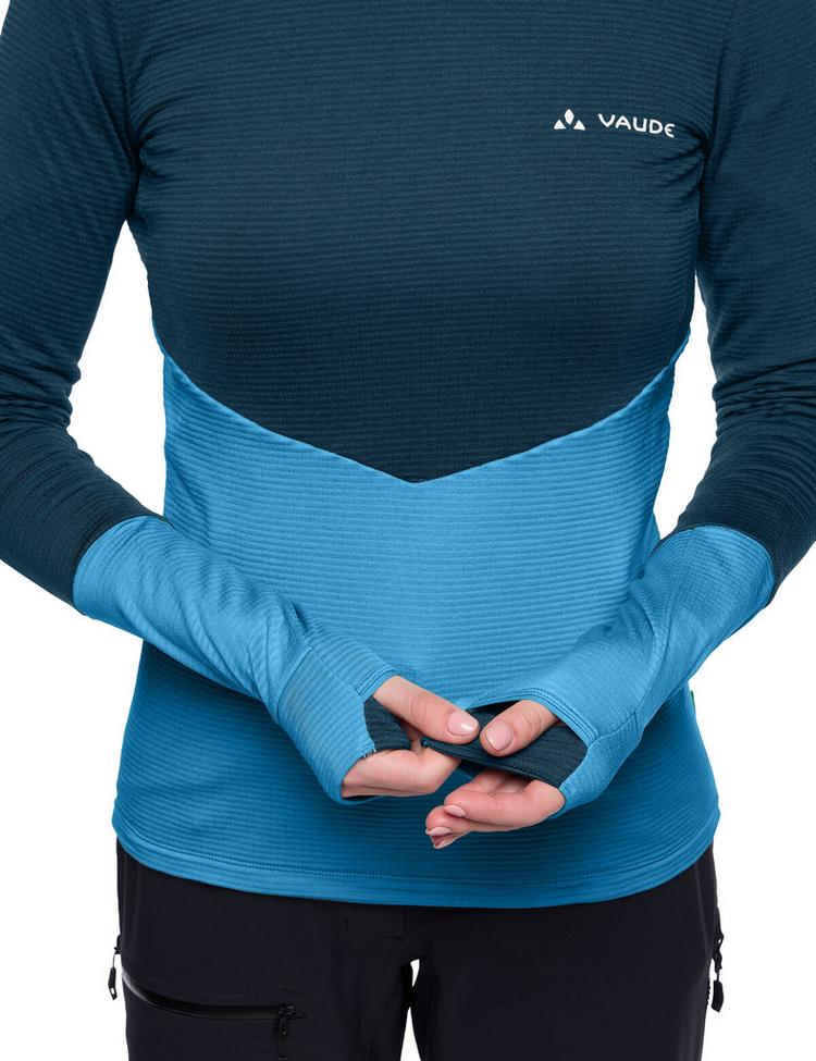 VAUDE VAUDE Women's Monviso Hoody Sweatshirt Damen - shore blue - 1 | SportScheck