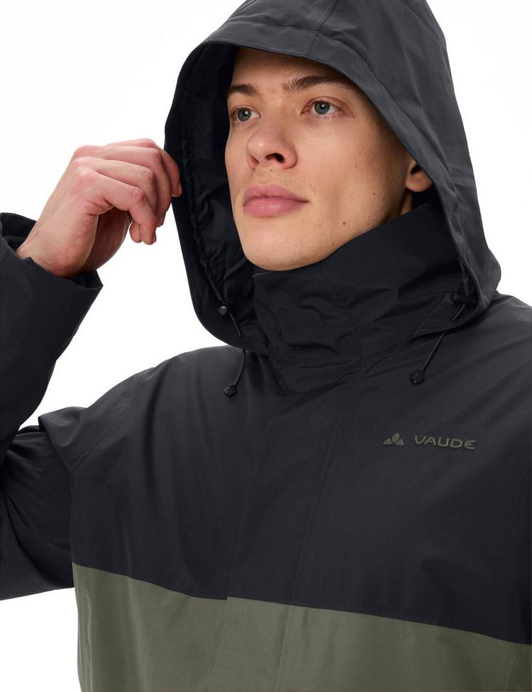 VAUDE VAUDE Men's Rosemoor 3in1 Jacket Doppeljacke Herren - black/khaki - 2 | SportScheck