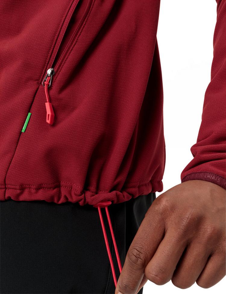 VAUDE VAUDE Men's Elope Stormfleece Hoody Outdoorjacke Herren - carmine - 0 | SportScheck