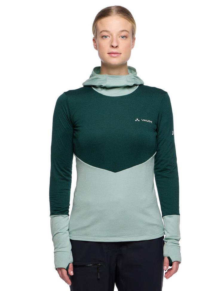 VAUDE VAUDE Women's Monviso Hoody Sweatshirt Damen - dusty fern - 0 | SportScheck