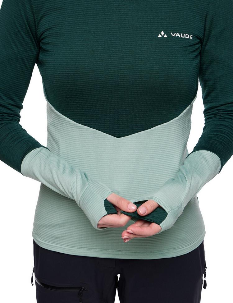 VAUDE VAUDE Women's Monviso Hoody Sweatshirt Damen - dusty fern - 1 | SportScheck