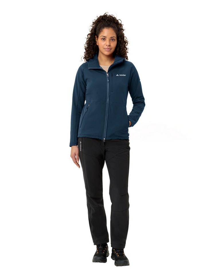 VAUDE VAUDE Women's Elope Stormfleece Hoody Outdoorjacke Damen - dark sea - 2 | SportScheck