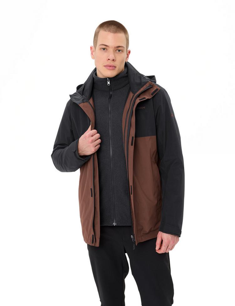 VAUDE VAUDE Men's Rosemoor 3in1 Jacket Doppeljacke Herren - tobacco - 0 | SportScheck