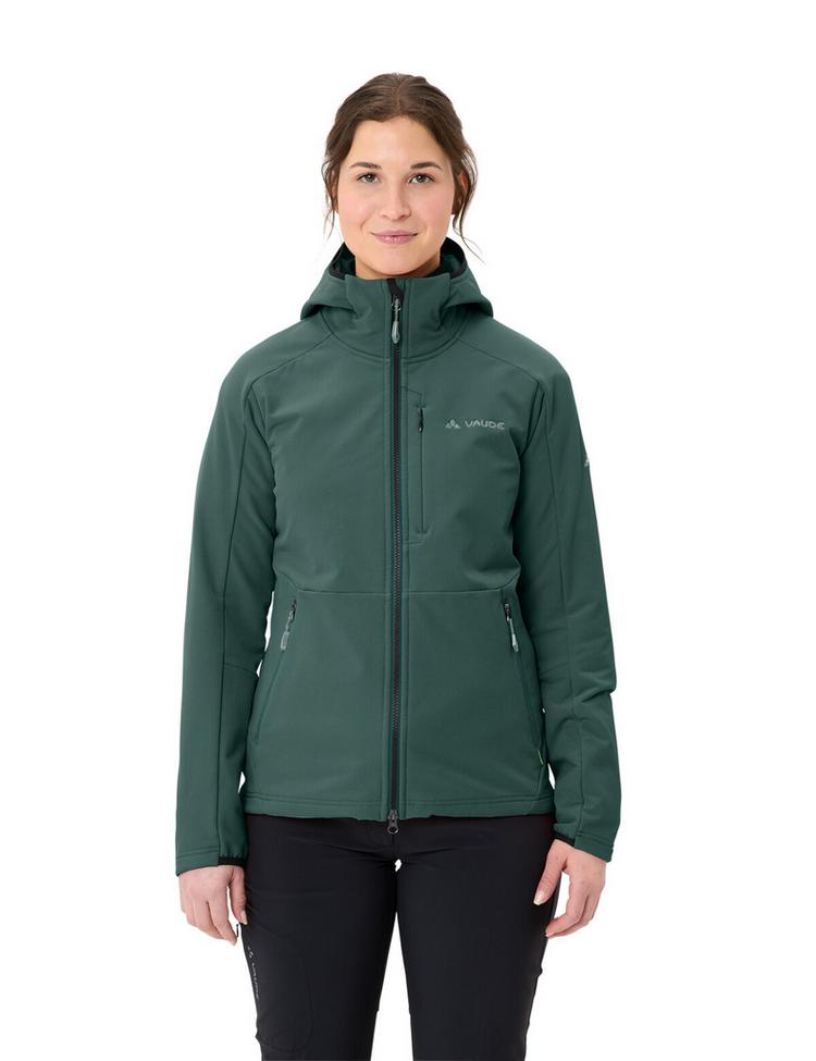 VAUDE VAUDE Women's Elope Stormfleece Hoody Outdoorjacke Damen - deep pond - 0 | SportScheck