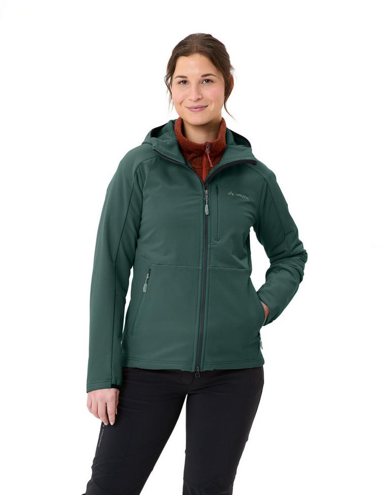 VAUDE VAUDE Women's Elope Stormfleece Hoody Outdoorjacke Damen - deep pond - 2 | SportScheck