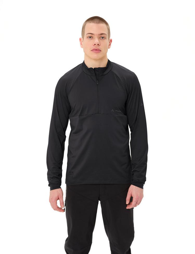 VAUDE VAUDE Men's Qimsa Halfzip LS Shirt T-Shirt Herren - black - 0 | SportScheck