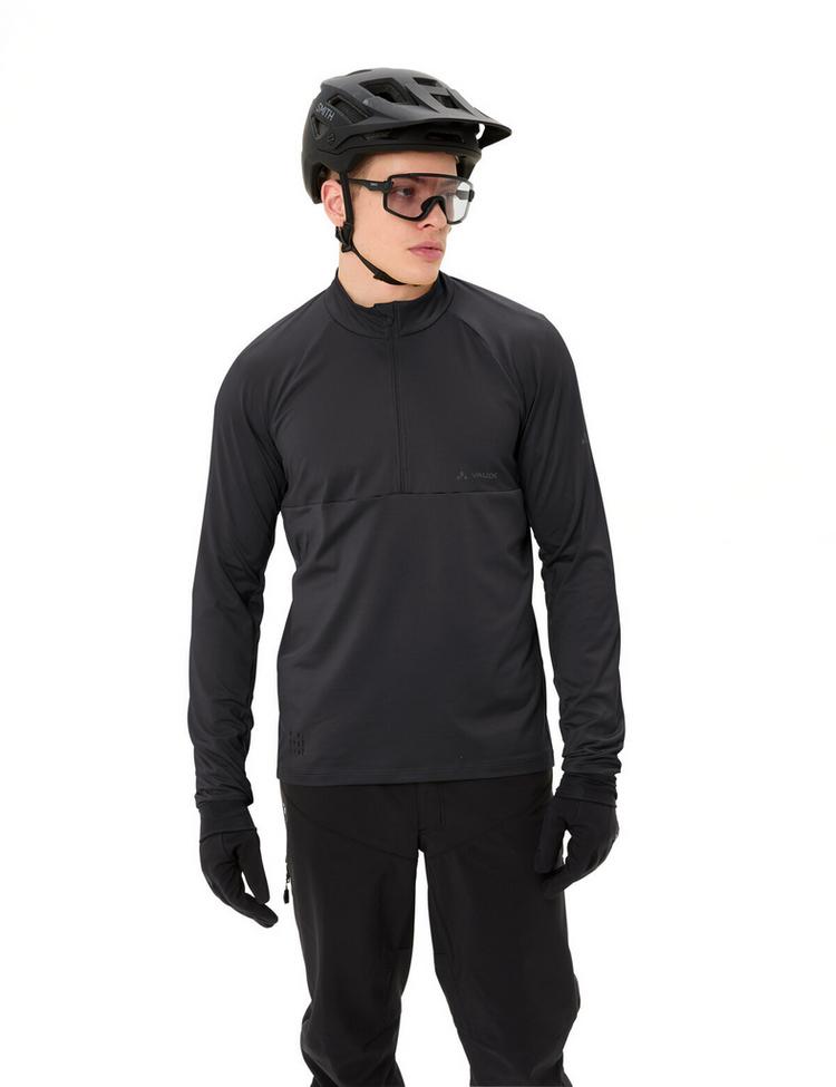 VAUDE VAUDE Men's Qimsa Halfzip LS Shirt T-Shirt Herren - black - 2 | SportScheck