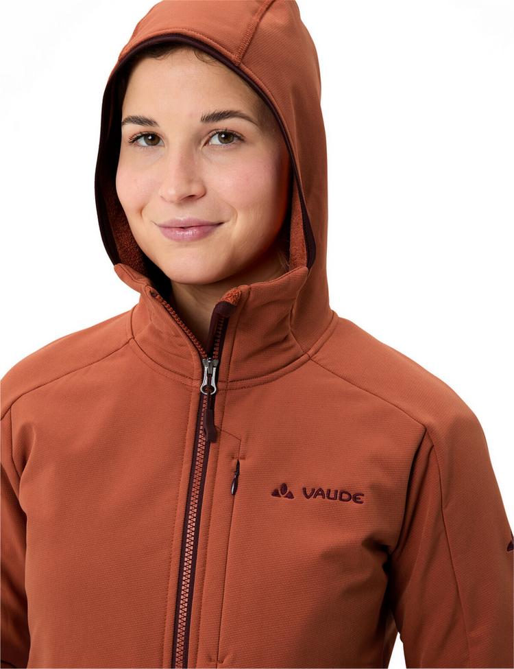 VAUDE VAUDE Women's Elope Stormfleece Hoody Outdoorjacke Damen - buckeye - 0 | SportScheck