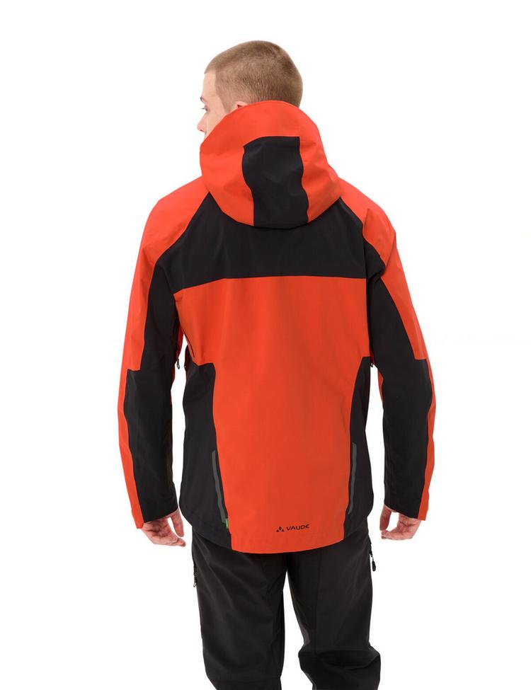 VAUDE VAUDE Men's Moab Pro Rain Jacket Outdoorjacke Herren - glowing red - 1 | SportScheck