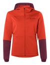 VAUDE Women's Qimsa Hooded Softshell Jacket Outdoorjacke Damen - glowing red