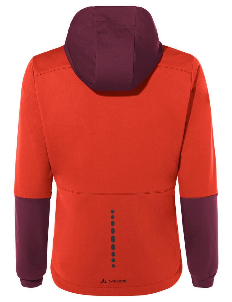 VAUDE VAUDE Women's Qimsa Hooded Softshell Jacket Outdoorjacke Damen - glowing red - 0 | SportScheck
