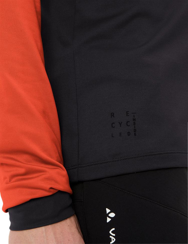 VAUDE VAUDE Men's Qimsa Halfzip LS Shirt T-Shirt Herren - glowing red - 0 | SportScheck