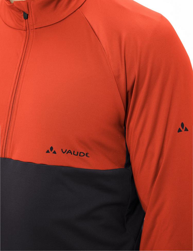 VAUDE VAUDE Men's Qimsa Halfzip LS Shirt T-Shirt Herren - glowing red - 1 | SportScheck