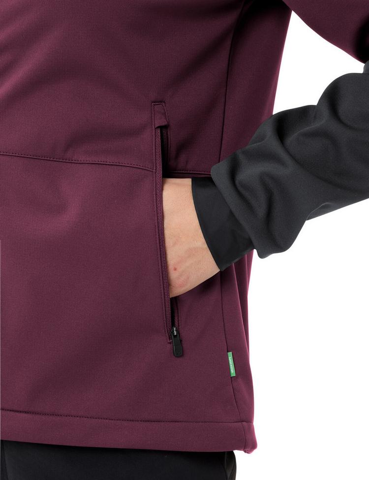 VAUDE VAUDE Women's Qimsa Hooded Softshell Jacket Outdoorjacke Damen - cassis uni - 0 | SportScheck