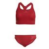 adidas Lanelux Y-Back Bikini Bikini Set Damen - Shadow Red