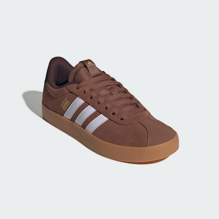adidas adidas VL Court 3.0 Schuh Sneaker Damen - Preloved Brown / Frozen Purple / Gold Metallic - 3 | SportScheck