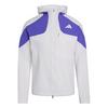 adidas Adizero Laufjacke Laufjacke Herren - White / Solar Purple