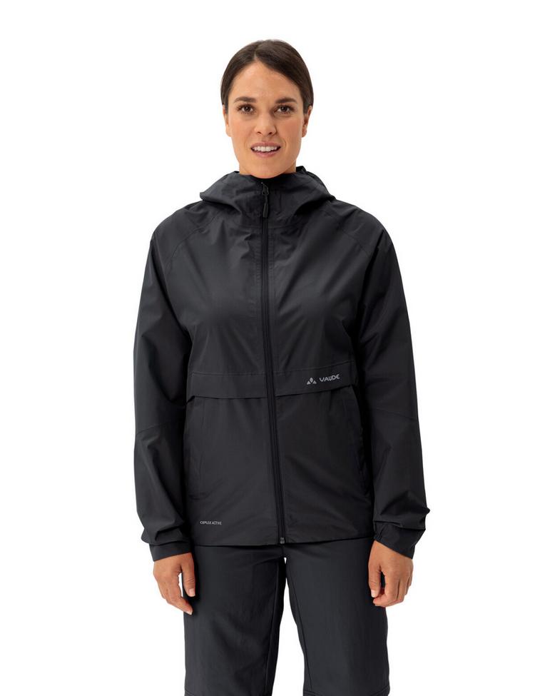 VAUDE VAUDE Women's Loamer Rain Jacket Fahrradjacke Damen - black - 0 | SportScheck