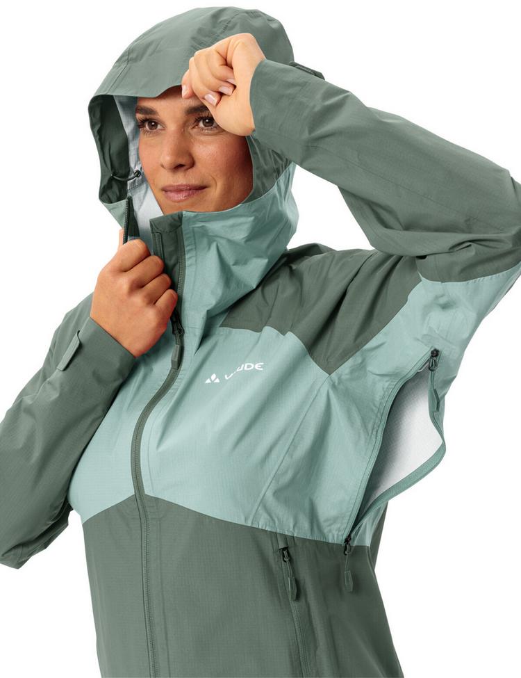 VAUDE VAUDE Women's Simony 2,5L Jacket V Outdoorjacke Damen - agave - 1 | SportScheck