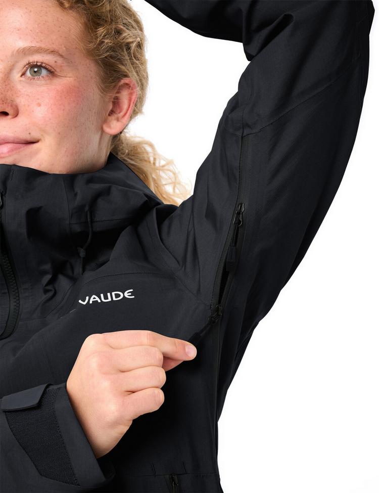 VAUDE VAUDE Women's Croz Alpine 3L Jacket Outdoorjacke Damen - black - 0 | SportScheck
