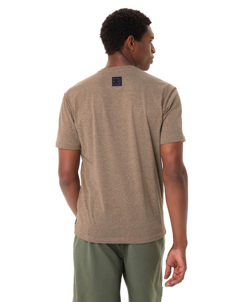 VAUDE VAUDE Men's Mineo Striped T-Shirt II T-Shirt Herren - tobacco - 1 | SportScheck