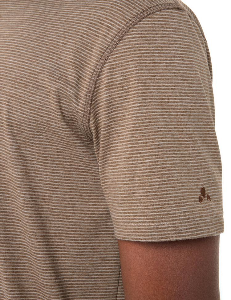 VAUDE VAUDE Men's Mineo Striped T-Shirt II T-Shirt Herren - tobacco - 0 | SportScheck