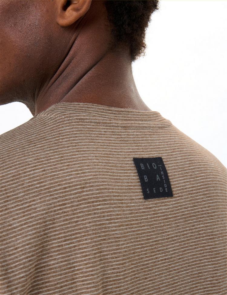 VAUDE VAUDE Men's Mineo Striped T-Shirt II T-Shirt Herren - tobacco - 1 | SportScheck