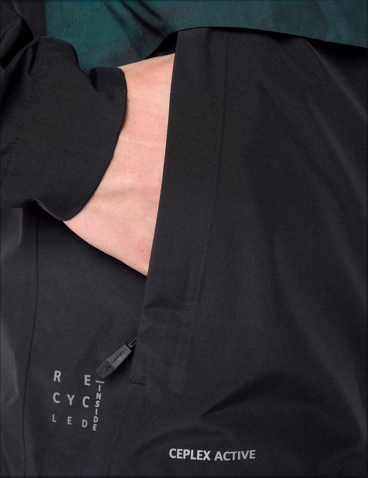 VAUDE VAUDE Men's Loamer Rain Jacket Fahrradjacke Herren - deep pond - 0 | SportScheck